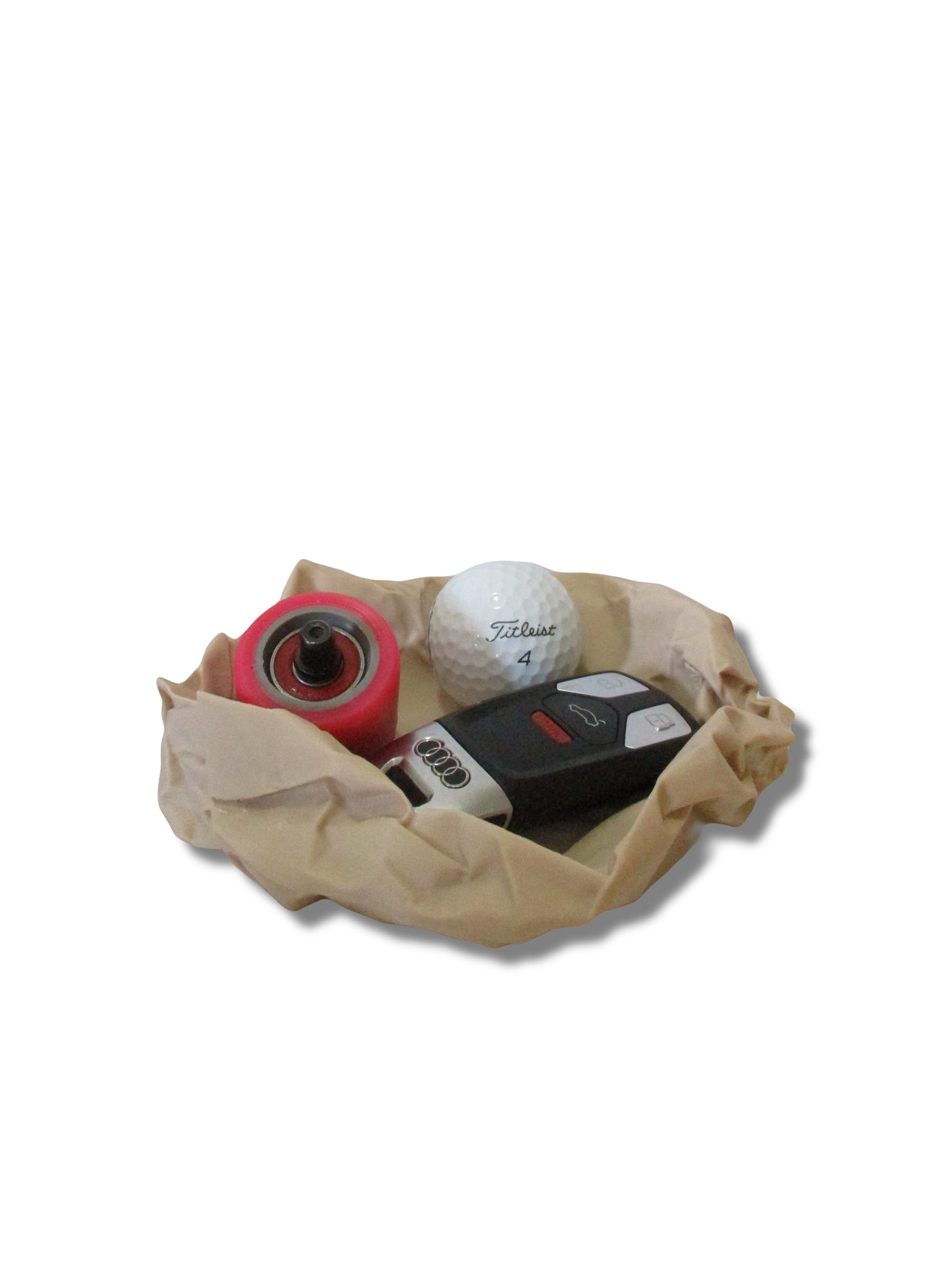 Crumple bag tray