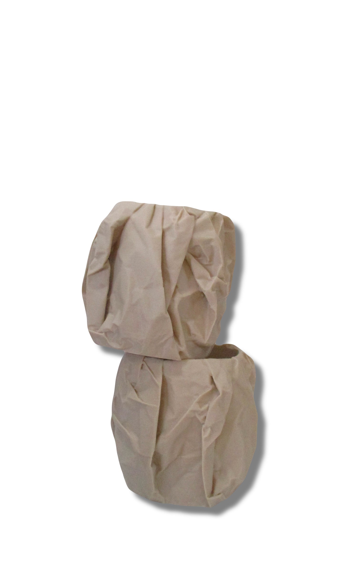 Crumple bag pot