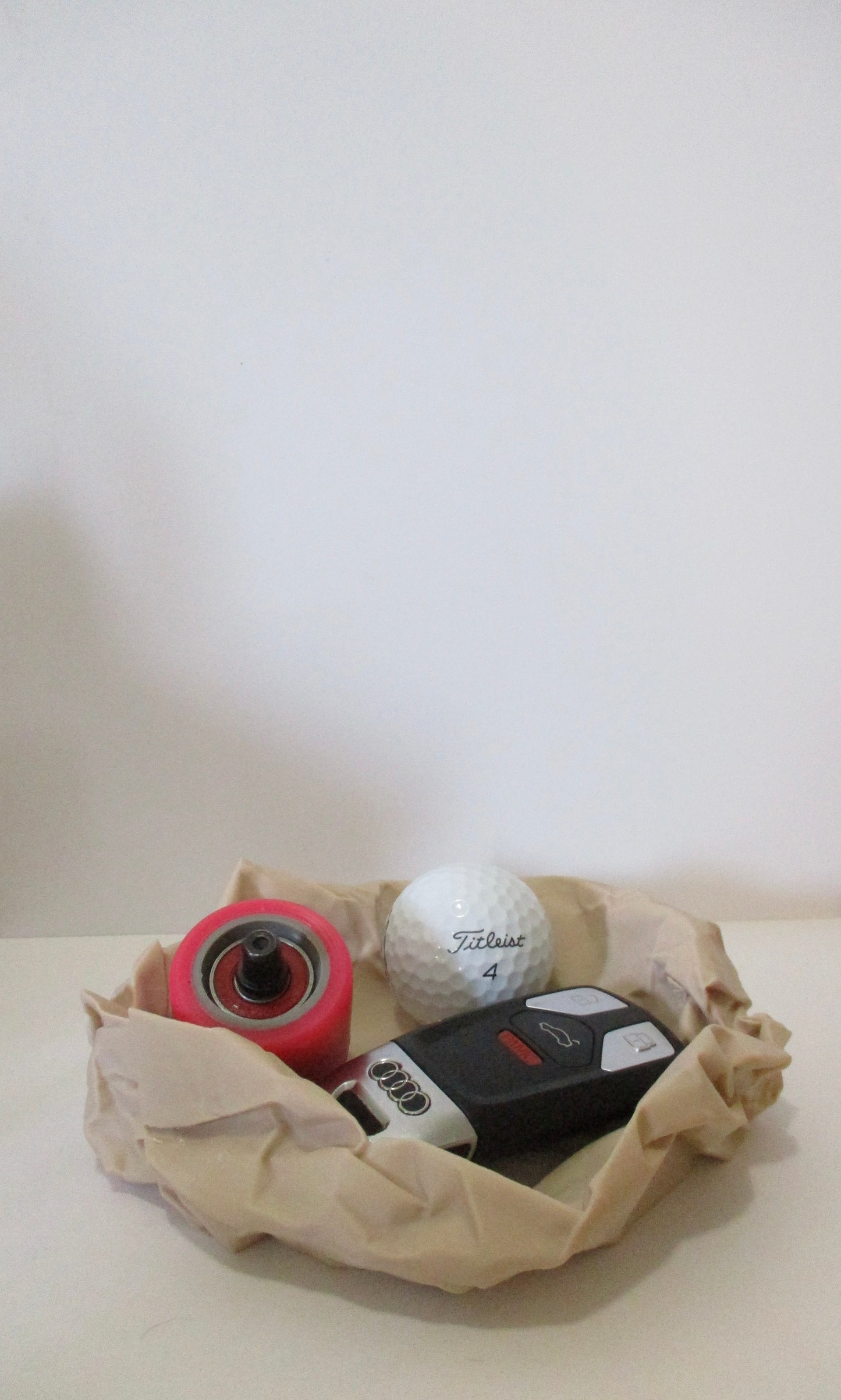 Crumple bag tray