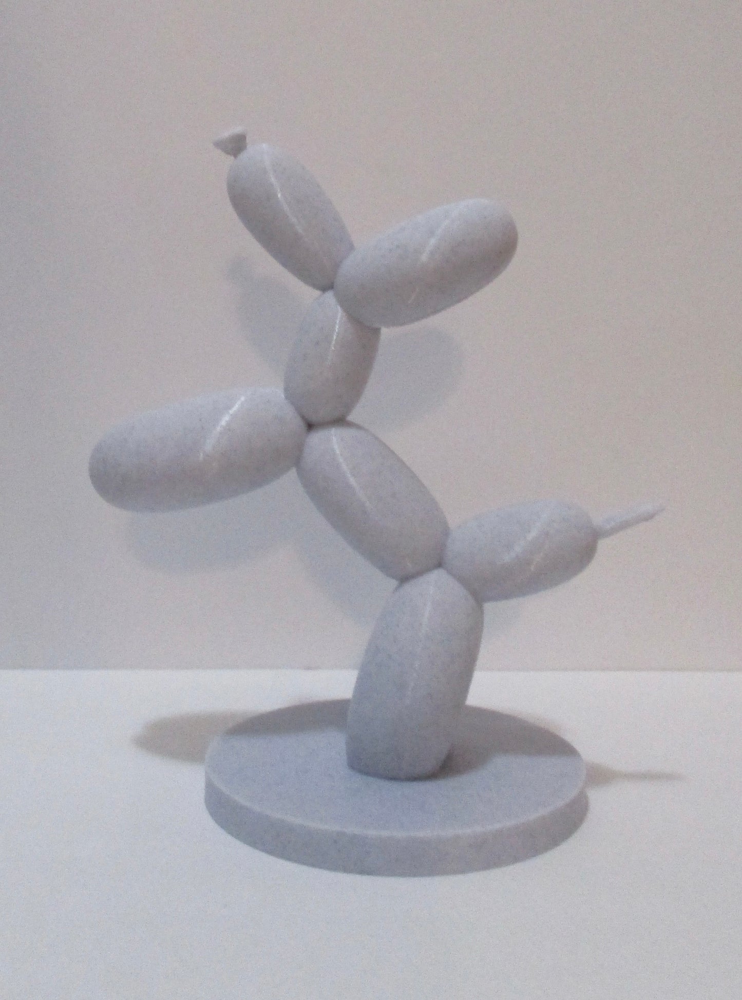 Marble dog statue